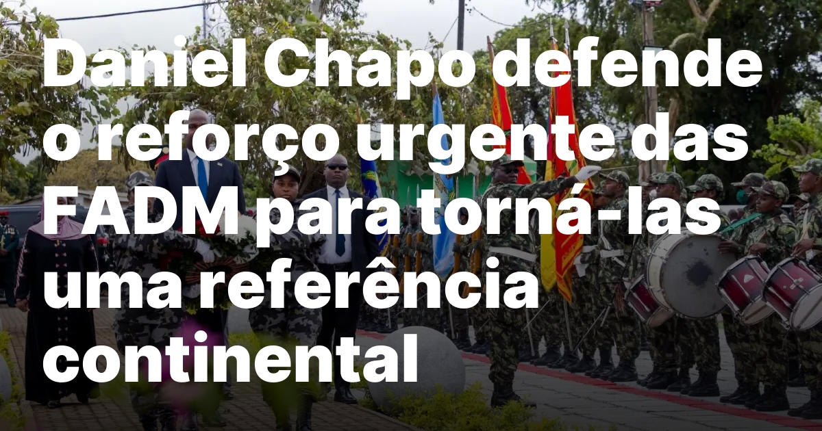 Daniel chapo defende o reforco urgente das fadm para torna las.jpeg
