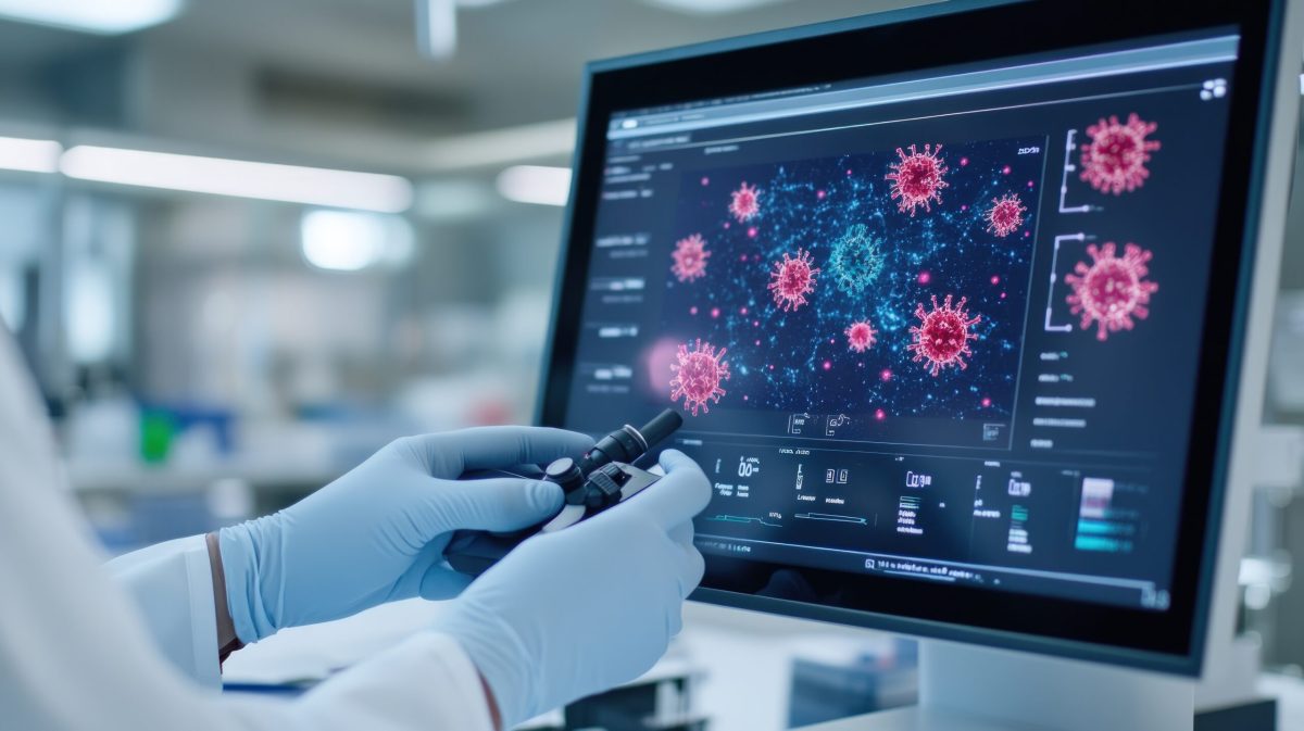 Vecteezy scientist examines virus data on computer screen in a lab 70016851 scaled.jpg