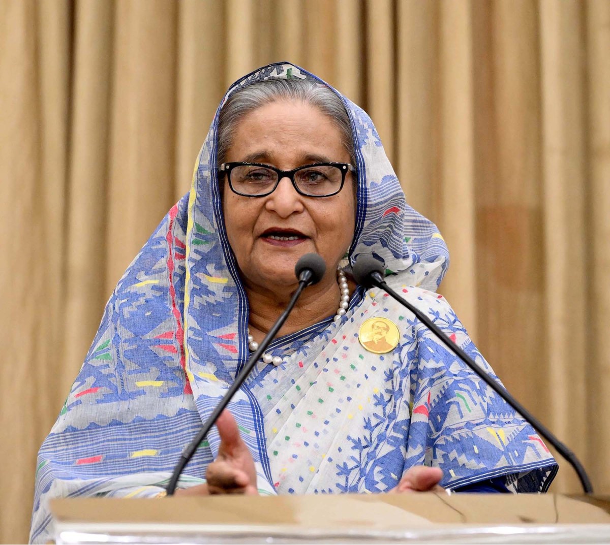 Sheikh hasina addresses awami league leaders ganabhaban 2024 05 17.jpg