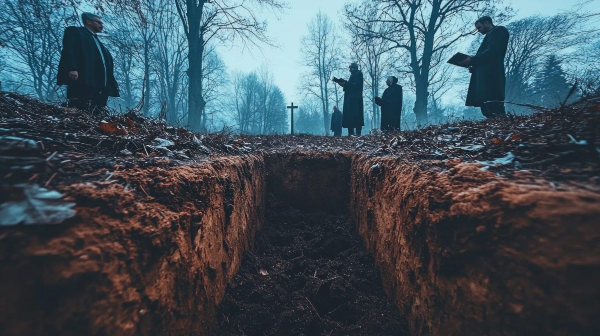 Vecteezy low angle shot captures freshly dug burial pit mourners 56655281 scaled.jpeg