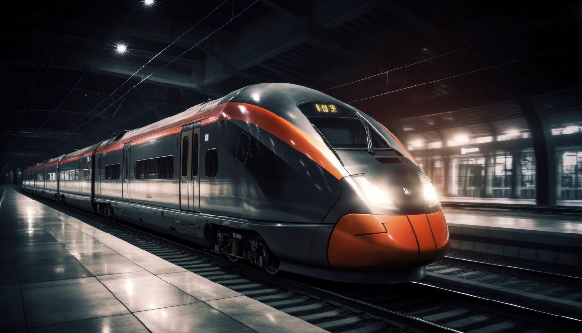 Vecteezy photo of modern high speed train passing through the city at 22460708 scaled.jpg