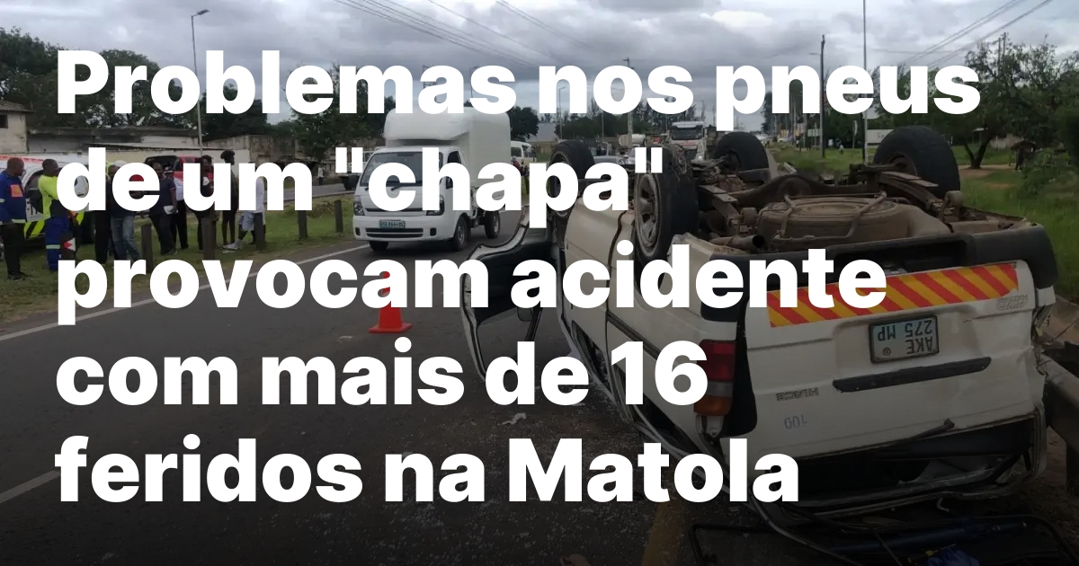 Problemas nos pneus de um chapa provocam acidente com mais.jpeg