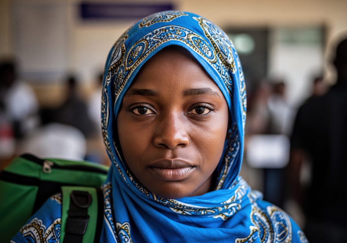 Vecteezy close up portrait of young african woman in patterned blue 74377861 1 scaled.jpeg