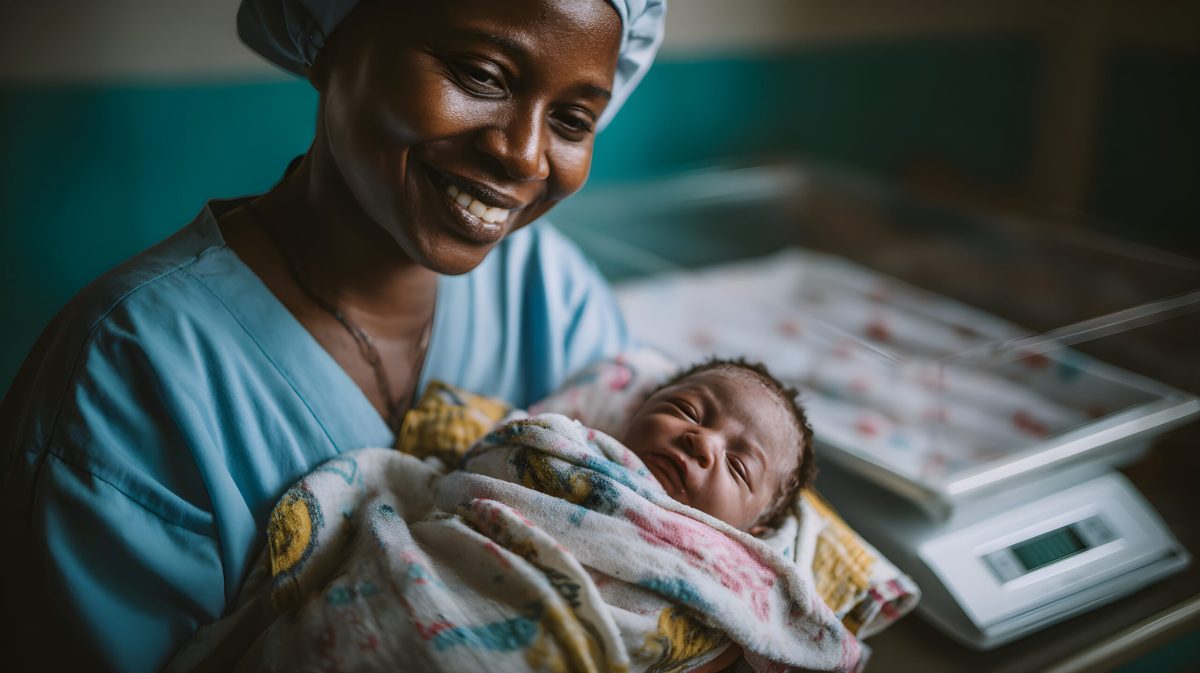 Vecteezy happy nurse holding newborn baby in hospital room 71128966 scaled.jpg