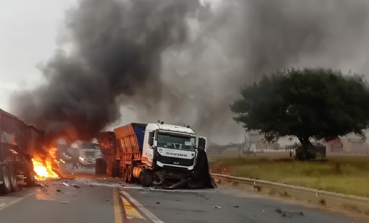 Maputo Camioes de minerio pegam fogo apos acidente grave na.png