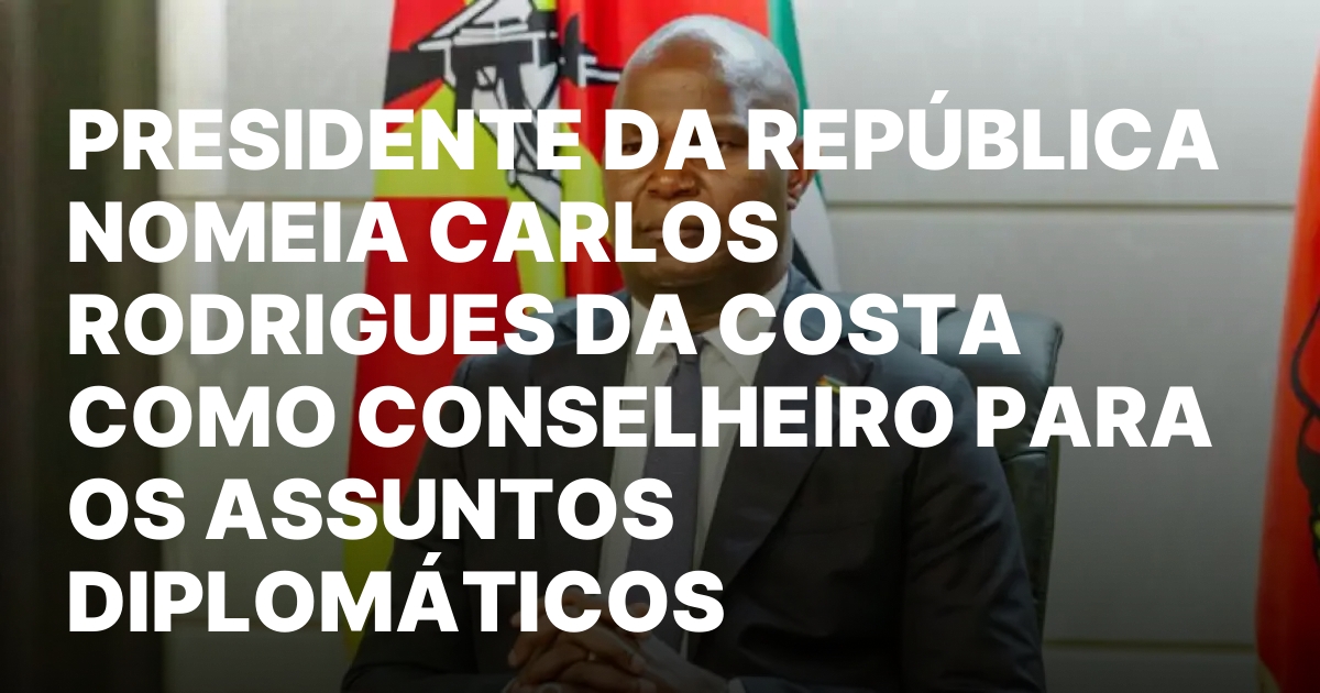 PRESIDENTE DA REPUBLICA NOMEIA CARLOS RODRIGUES DA COSTA COMO CONSELHEIRO.jpeg