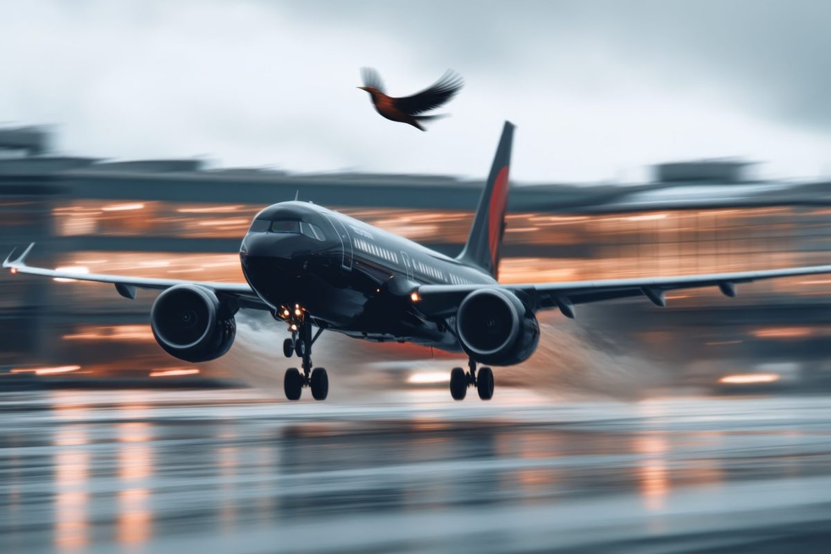 Vecteezy airplane approaches runway during rainy weather while a bird 57307662 1 scaled.jpeg