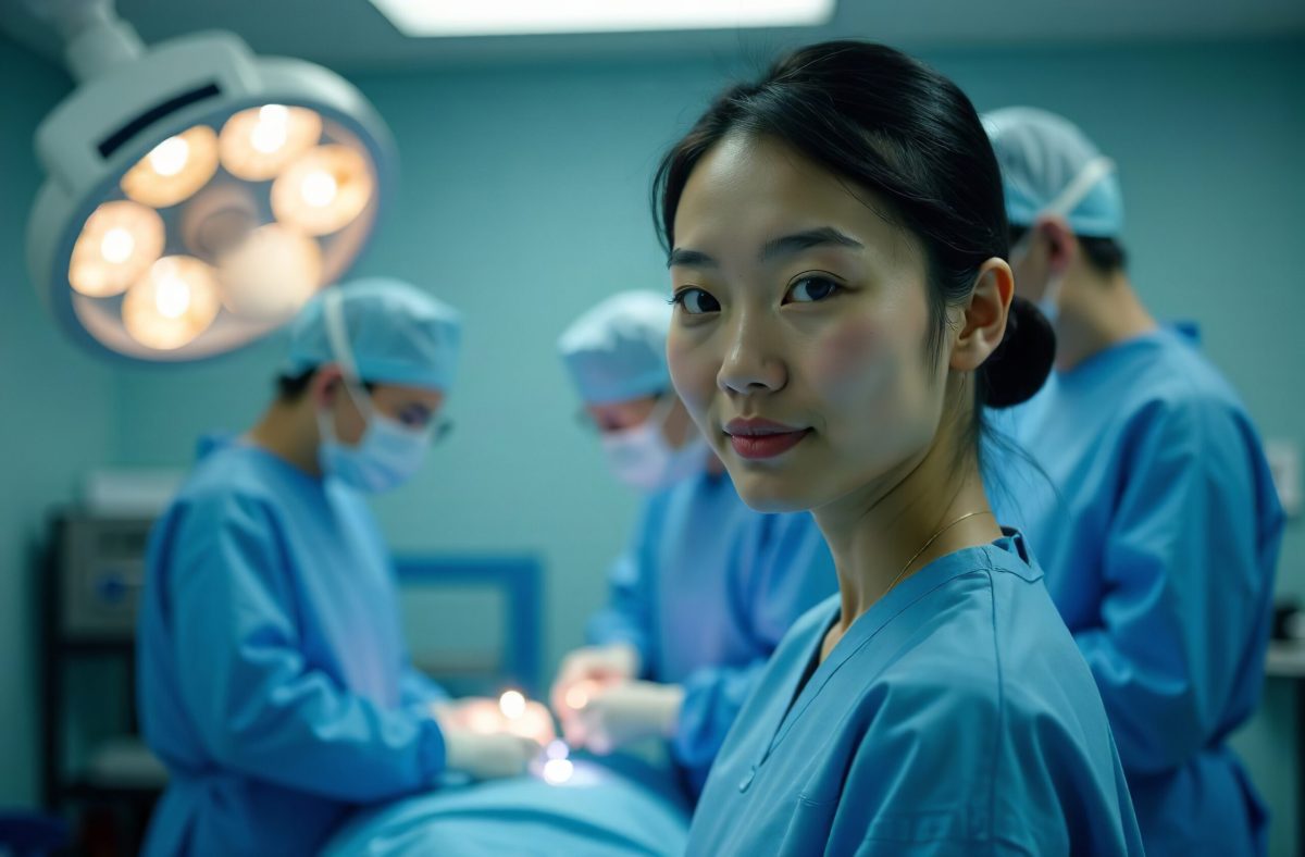 Vecteezy portrait cultured woman doctor on background of operating 53725409 1 scaled.jpg
