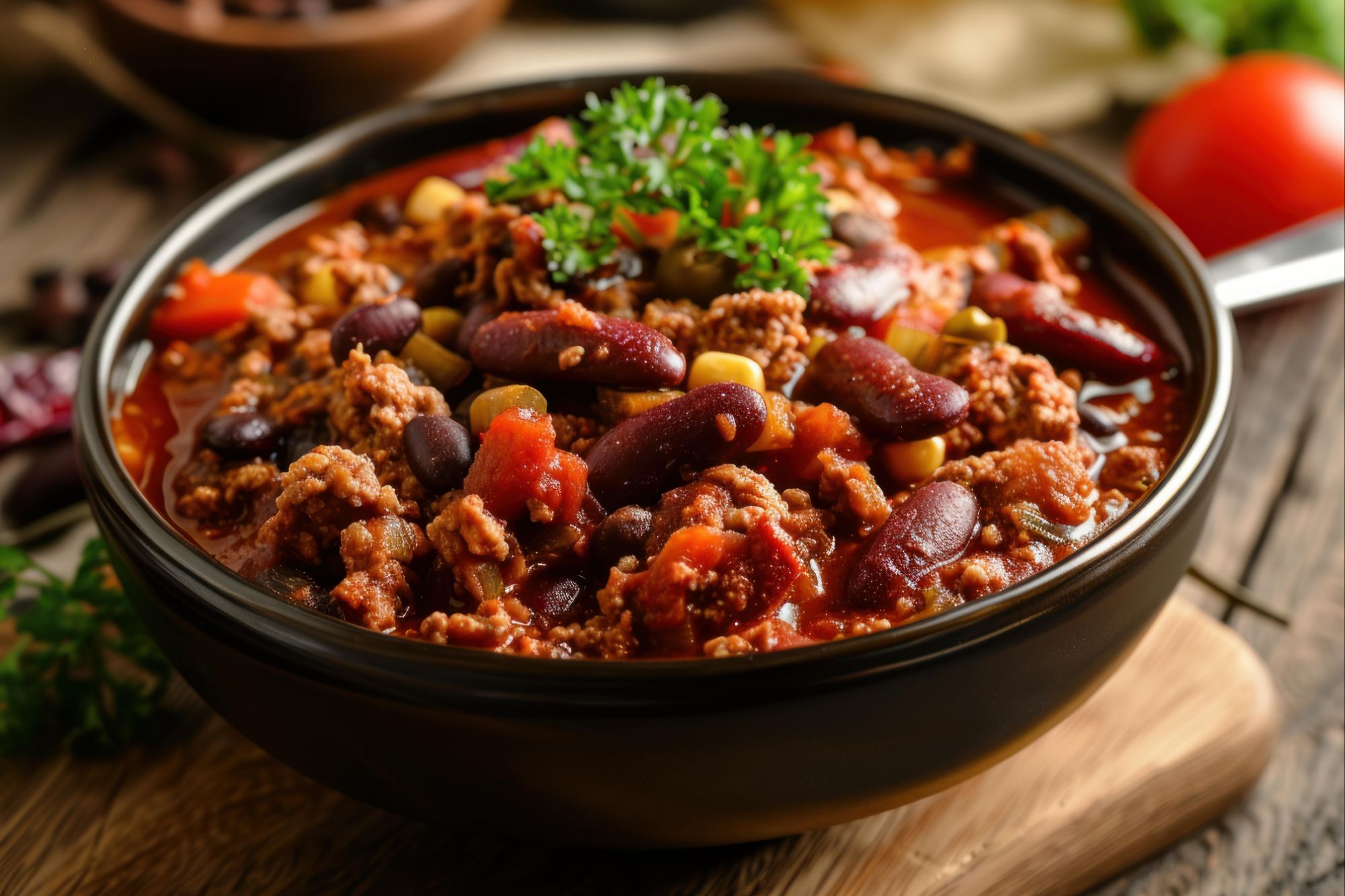 Vecteezy steaming bowl of chili con carne sitting on rustic wooden table 473312066522005742572388502.jpeg