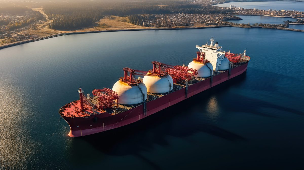 Vecteezy a bird s eye view of an lng tanker sailing the open seas 34899046 scaled.jpg