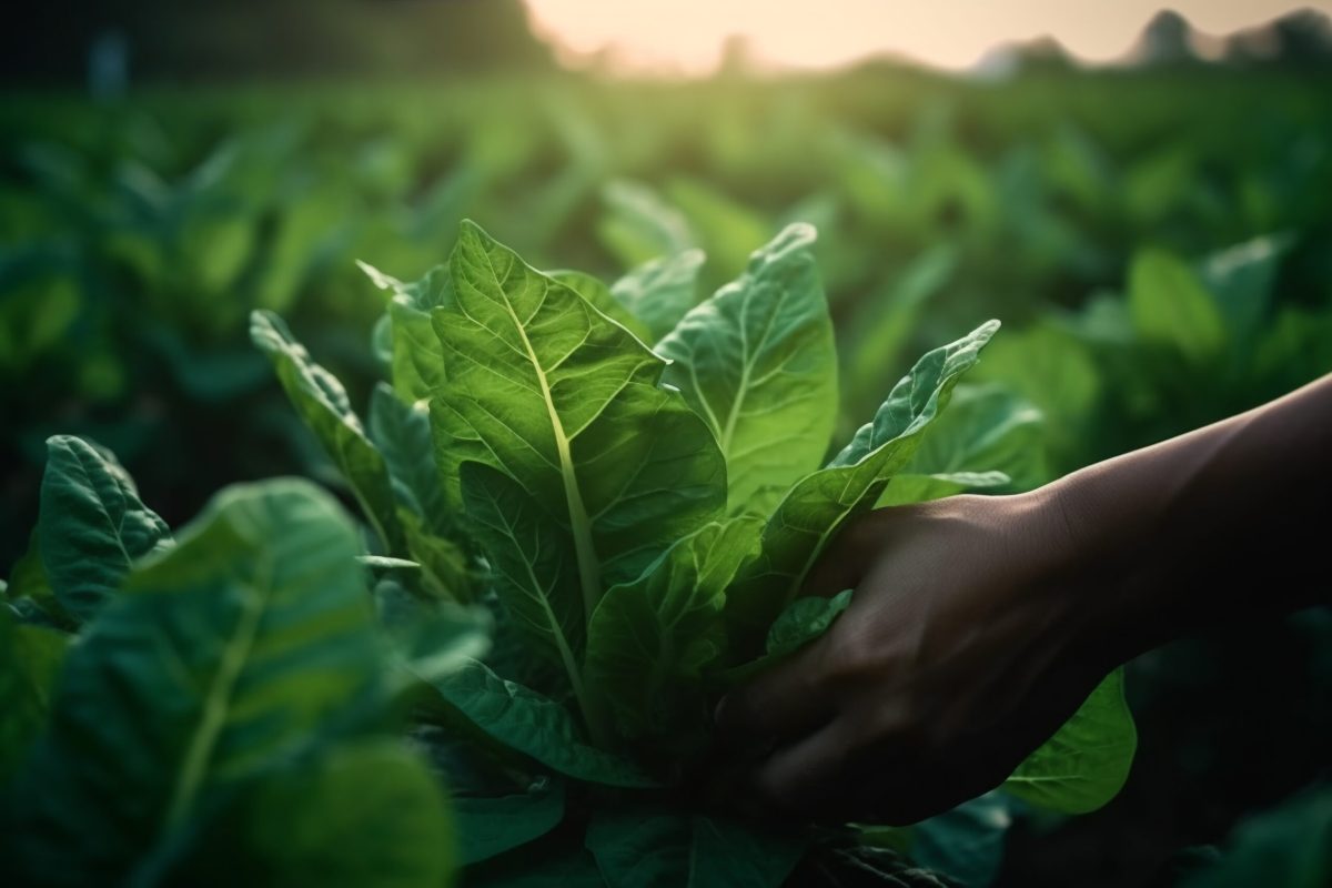 Vecteezy green tobacco seedlings in the hands of an agronomist in a 27894214 1 scaled.jpg